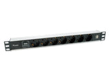 EAN 4015867223161 - Equip 333315 unidad de distribución de energía (PDU) 7 salidas AC 1U Negro, Plata imagen 1