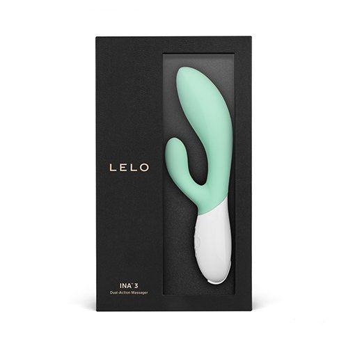 Lelo - Ina 3 Verde Vibrador Rabbit Lujo Verde Agua