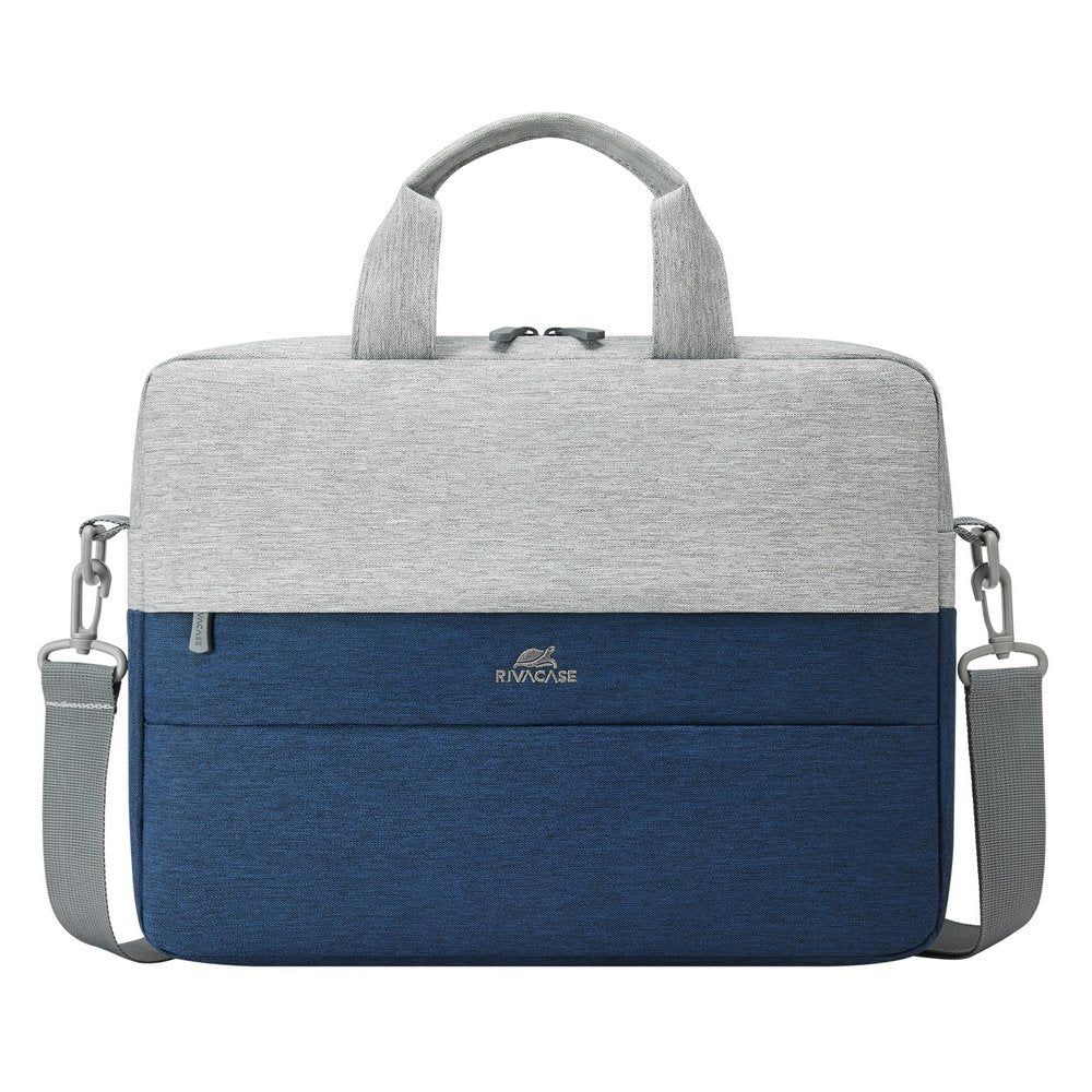 Maletin Rivacase 14" 7522 Grey/Dark Blue  Para Portátil  Azul, Gris