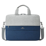 Maletin Rivacase 14" 7522 Grey/Dark Blue  Para Portátil  Azul, Gris