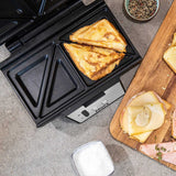 Krups Fdk453 Sandwichera 930 W , Acero Inoxidable Negro