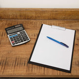 Maul Calculadora Comercial Mbu 700  Calculadora Grande Con Funciones Comerciales  Pantalla De 12 Dígitos  Incluye Función De Margen De Coste De Ganancia  Solar/Batería  Negro