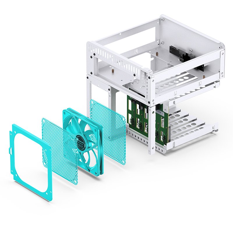 Jonsbo N2 Mini-Itx Nas Carcasa - Blanco