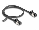 Delock Rj45 Cable Macho A Macho Cat.8.1 Flexibel 0,5 M Negro