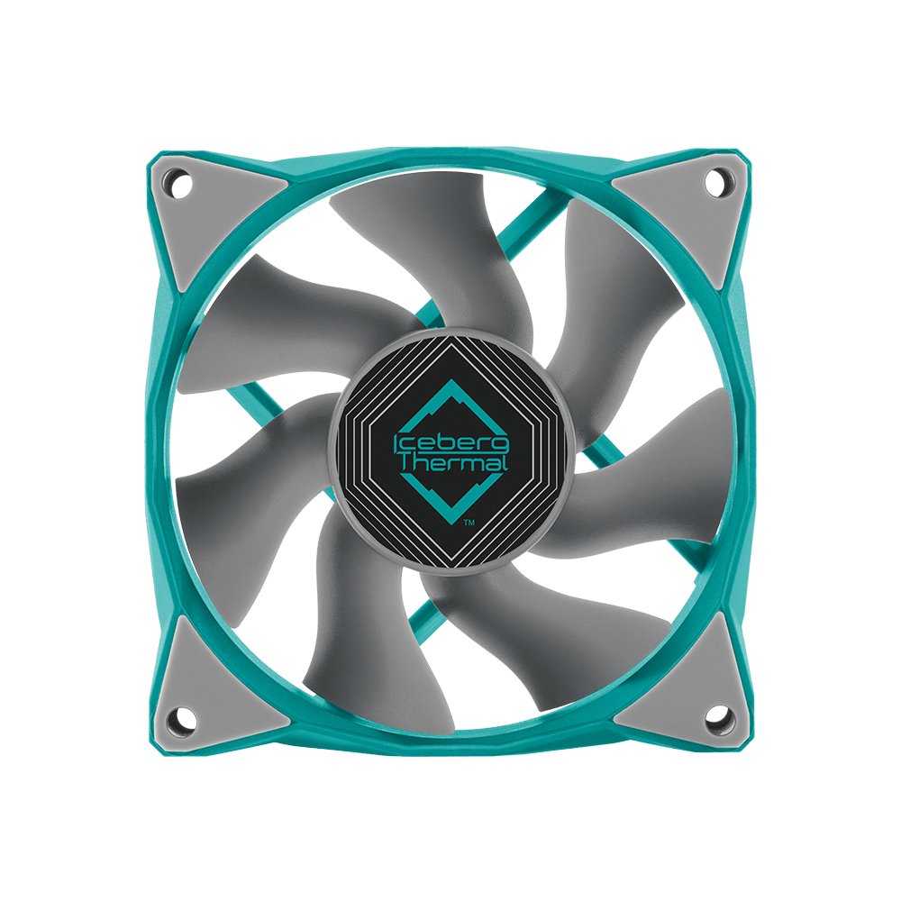 Ventilador Iceberg Thermal Icegale Xtra - 80 Mm Verde Azulado