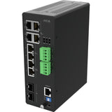 EAN 7331021080225 - Axis 02621-001 switch Gestionado 10G Ethernet (100/1000/10000) Energía sobre Ethernet (PoE) Negro imagen 1