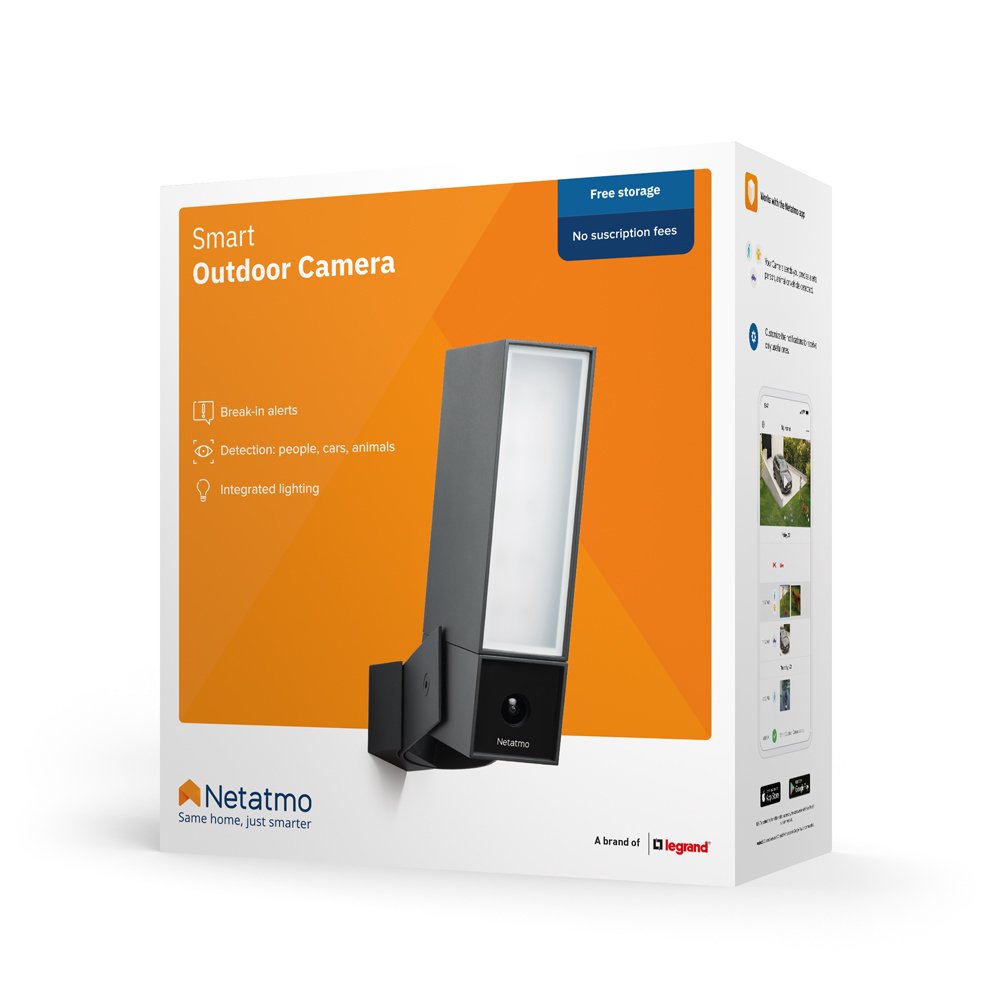 Netatmo Smarte Aussenkamera Schwarz (De)