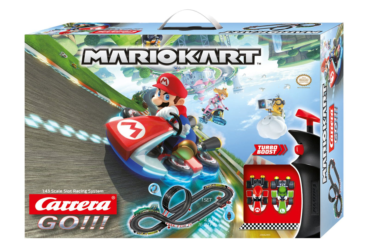 Carrera Go Set De Pista Eléctrica Y Coches Nintendo Mario Kart 8 1:43
