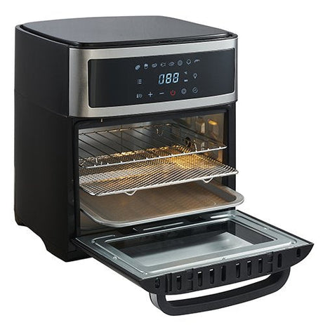 EAN 5903887803168 - Adler AD 6309 freidora Sencillo 13 L Independiente 2500 W Freidora de aire caliente Negro, Plata imagen 4
