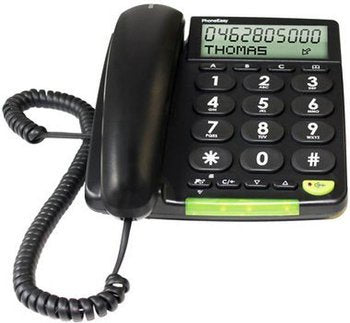 Teléfono  Doro Phoneeasy 312cs  Analógico Identificador De Llamadas Negro