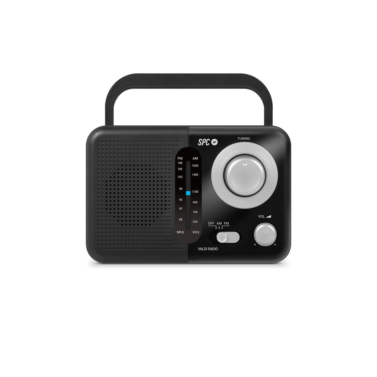 Radio Portátil Spc Valdi Negra