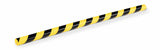 Perfil Protector De Bordes Durable E8r Amarillo Negro Autoadhesivo 1m