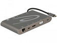 EAN 4043619872978 - DeLOCK 87297 base para portátil y replicador de puertos USB 3.2 Gen 2 (3.1 Gen 2) Type-C Gris imagen 1