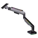 Soporte Para Monitor Thermaltake Single Rgb Gaming Monitor Arm,  Negro, Para Monitores De 17" - 49" Gea-Msr-Smsblk-01