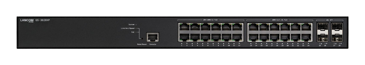 EAN 4044144618819 - LANCOM GS-3628XP Gestionado L2/L3 2.5G Ethernet (100/1000/2500) Energía sobre Ethernet (PoE) 1U Negro imagen 1