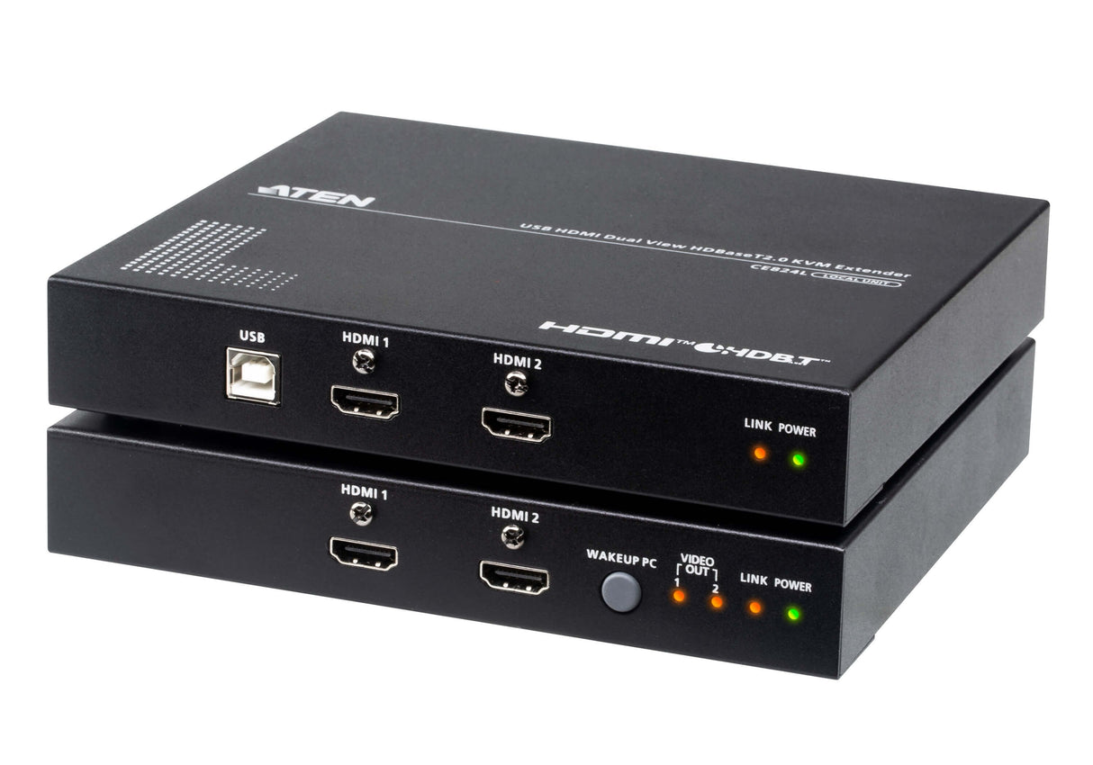 Aten Ce824-At-G Usb Hdmi Doble View Hdbaset2.0 Kvm Extend