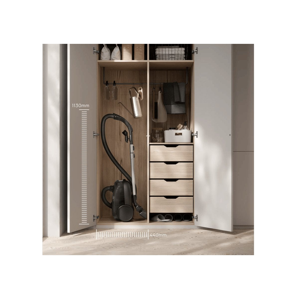 EAN 7332543823048 - Electrolux EB61A5UG 3,5 L Aspiradora cilíndrica Secar 850 W Bolsa para el polvo imagen 13