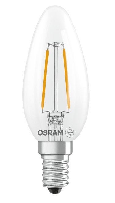 Osram Led Lámpara Retrofit Classic B 25 E14 2,5 W Transparente, 1 Unidades