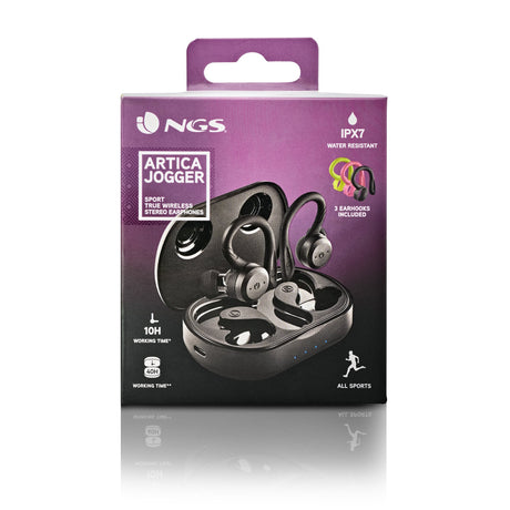 EAN 8435430625073 - NGS ARTICA JOGGER Auriculares Inalámbrico Dentro de oído Llamadas/Música Bluetooth Negro, Verde claro, Ro imagen 9