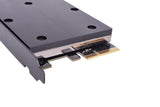 Tarjeta Controleur Pcie 3.0 4x Alphacool Eisblock Hdx-3 Con Waterblock Para Nvme M.2