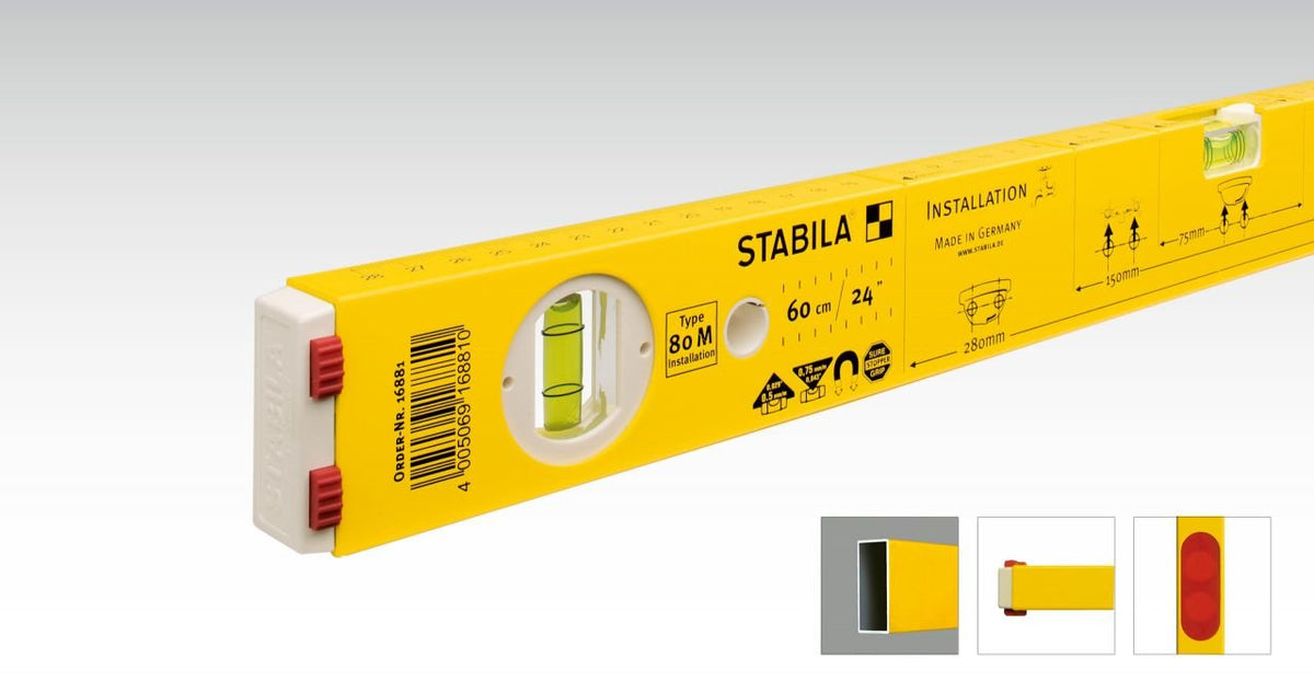 Stabila 16882 - Sanitaer-Wasserwaage Type Installation