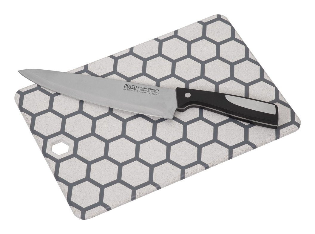 EAN 4260403577653 - Resto Kitchenware 95401 tabla de cocina para cortar Rectangular Plástico Gris, Blanco imagen 7