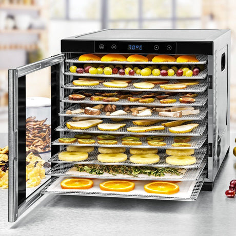 EAN 4001797465009 - Rommelsbacher DA 1000 deshidratador de alimentos Negro, Acero inoxidable 1000 W imagen 3