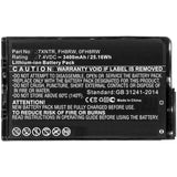 Laptop Battery For Dell  26.64wh 7.4v 3600mah 25wh