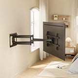 Aisens Soporte Eco Giratorio, Inclinable Y Nivelable Para Monitor/Tv 60kg De 43-90, Negro