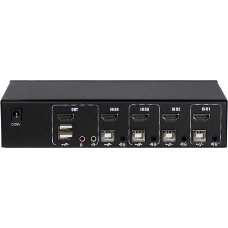 EAN 4260455643443 - Inter-Tech AS-41HA HDMI interruptor KVM Negro imagen 2