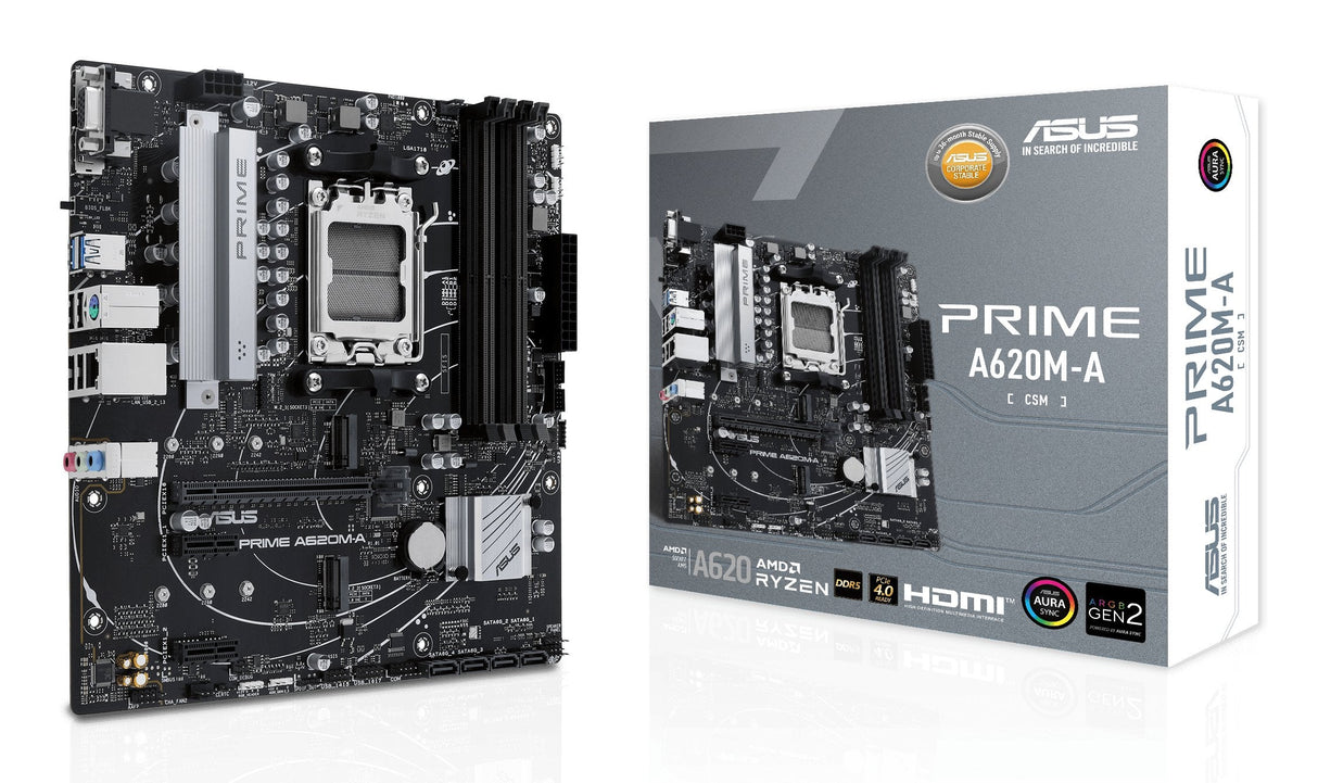 EAN 4711387176405 - ASUS PRIME A620M-A-CSM AMD A620 Zócalo AM5 micro ATX imagen 1
