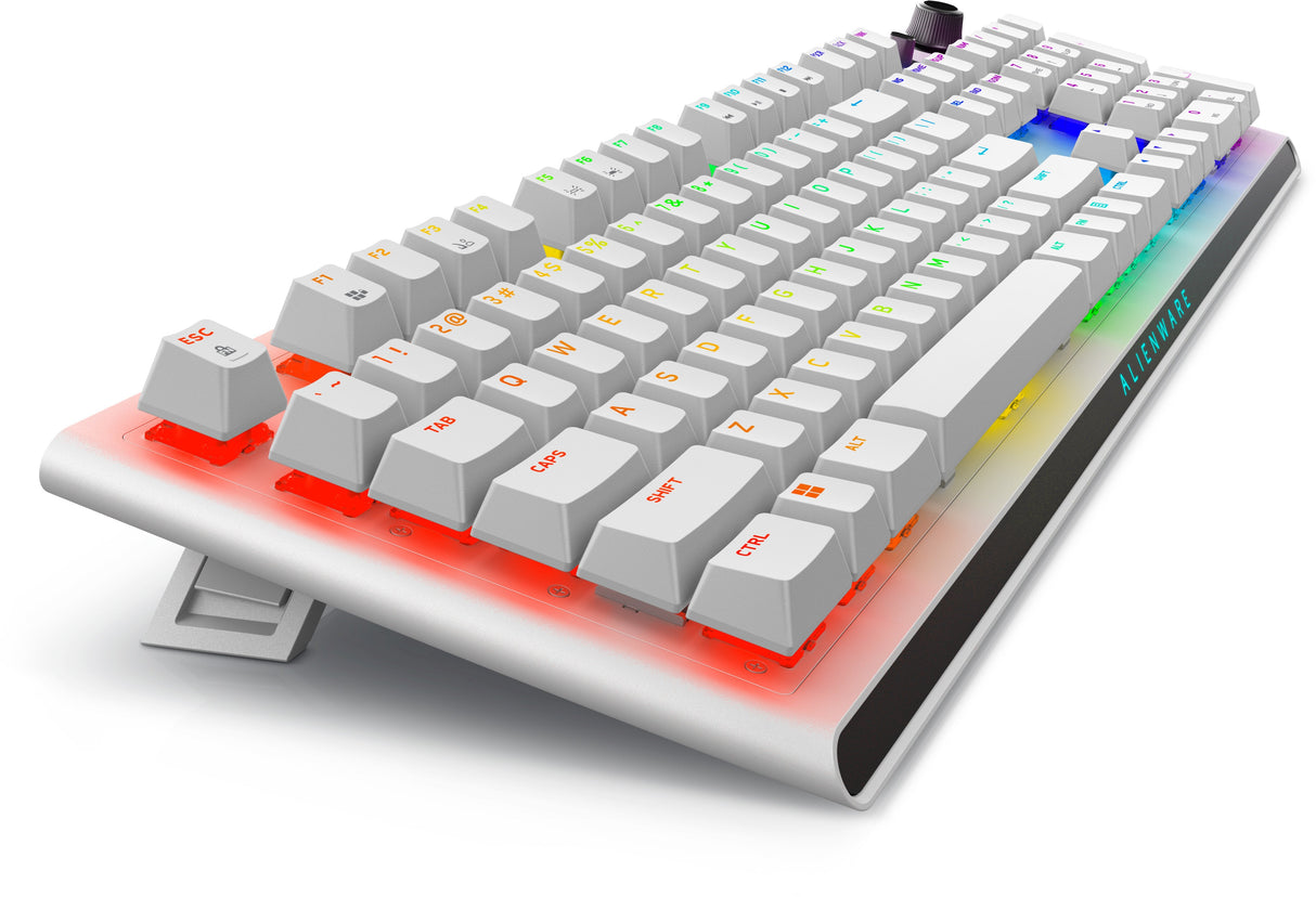 Teclado Ingles Dell Alienware Tri-Mode Wireless Gaming Keyboard, Us Layout - Aw920k (Lunar Light)