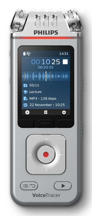 EAN 0855971006892 - Philips DVT4115 Digital Voice Tracer Tarjeta flash Cromo, Plata imagen 1