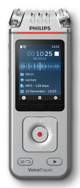 EAN 0855971006892 - Philips DVT4115 Digital Voice Tracer Tarjeta flash Cromo, Plata imagen 1