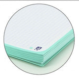 Libreta Oxford Espiral A4+ Verde Menta Tapa Extradura 80 Hojas 4 Taladros Cuadricula 5x5 90gr