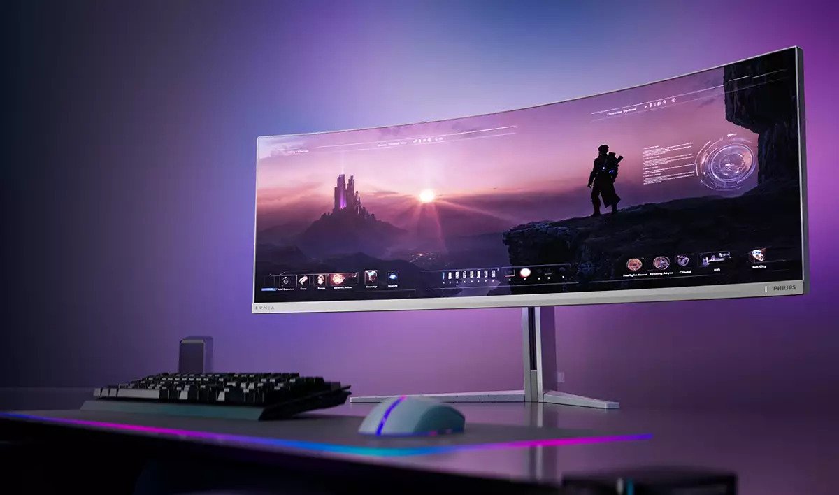 EAN 8712581801663 - Philips Evnia 8000 49M2C8900/00 pantalla para PC 124,2 cm (48.9") 5120 x 1440 Pixeles Dual QHD QD-OLED Bl imagen 27