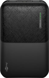 Goobay Power Bank Compacto 5.000 Mah Negro, 5 Ah, 2x Usb-A, 1x Usb-C 64961