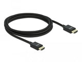 Cable Delock 85385 Hdmi 2 M Hdmi Tipo A (Estándar) Negro Negro, 2 M, Hdmi Tipo A (Estándar), Hdmi Tipo A (Estándar), 3d, 48 Gbit/S, Negro