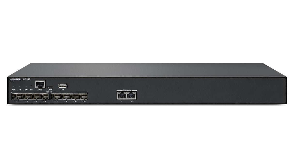 EAN 4044144618581 - LANCOM XS-5110F Gestionado L2/L3 10G Ethernet (100/1000/10000) 1U Negro imagen 1