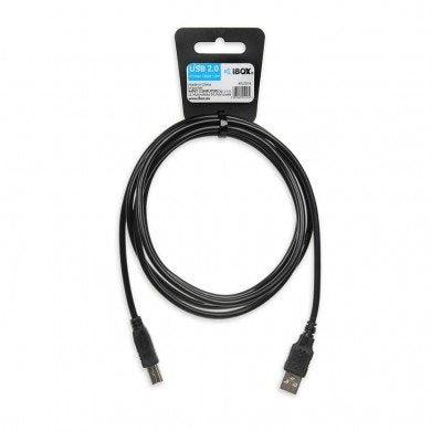I-Box Usb 2.0 A Usb Tipo B (Impresora) 1,80m Negro