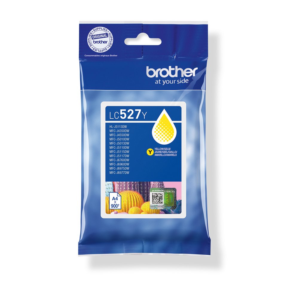 EAN 4977766839587 - Brother LC527Y cartucho de tinta 1 pieza(s) Original Amarillo imagen 1