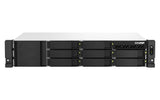 EAN 4711103081082 - QNAP TS-873AeU-RP NAS Bastidor (2U) Ryzen Embedded V1500B 4 GB DDR4 0 TB QuTS hero Negro imagen 1