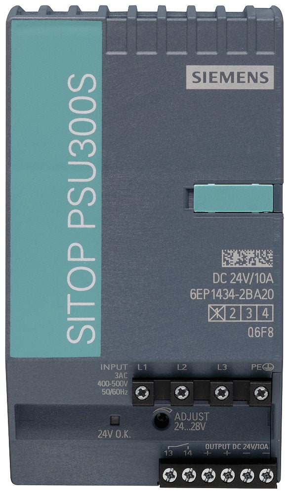 Siem Stromversorgung Sitop 6ep1434-2ba20 Psu300s, 3-Phasig Dc 24 V 10 A 6ep1434-