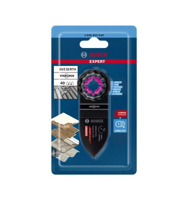 Bosch Expert Dedo Abrasivo De Carburo Avz 32 Rt4 Multimaterial, 53 Mm, Muela Abrasiva (Starlock, K40)  2608900040