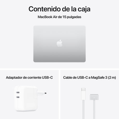 EAN 0195949891908 - Apple MacBook Air Apple M M4 Portátil 38,9 cm (15.3") 24 GB 512 GB SSD Wi-Fi 6E (802.11ax) macOS Sequoia  imagen 11