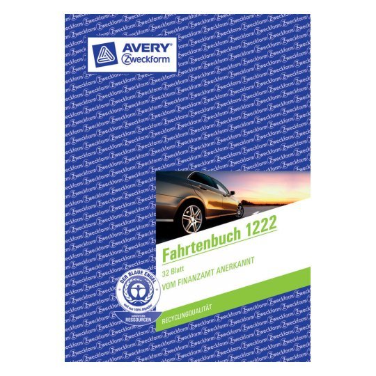 Avery Zweckform Fahrtenbuch - 32 Hoja - A5 (148 X 210 Mm)