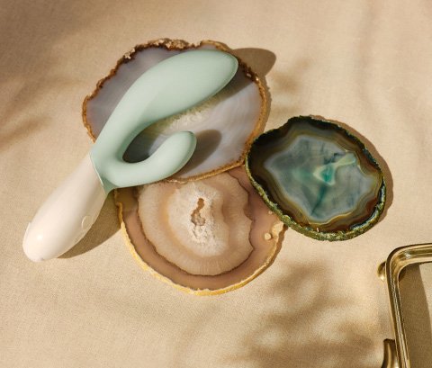 Lelo - Ina 3 Verde Vibrador Rabbit Lujo Verde Agua