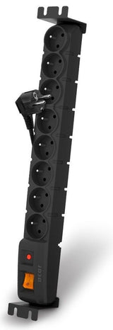 EAN 5904743366704 - HSK DATA acar S8 FA RACK Negro 8 salidas AC 230 V 5 m imagen 1