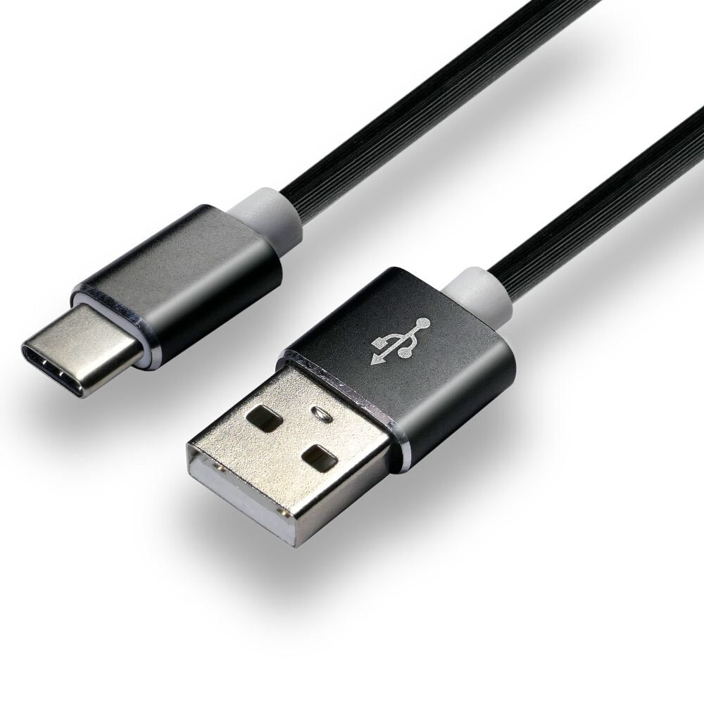 Everactive Cable Usb-C 1m - Negro, Silicona, Soporte De Carga Rápida, 3a - Cbs-1cb