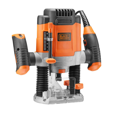 EAN 5035048658291 - Black & Decker KW1200EKA-QS fresadora y desbastadora Negro, Gris, Naranja imagen 3